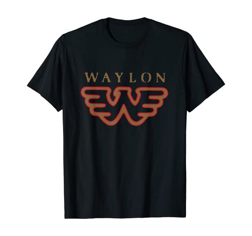 Waylon Jennings Flying W Adult T-Shirt