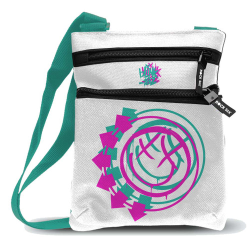 Blink-182 Smiley White Body Bag