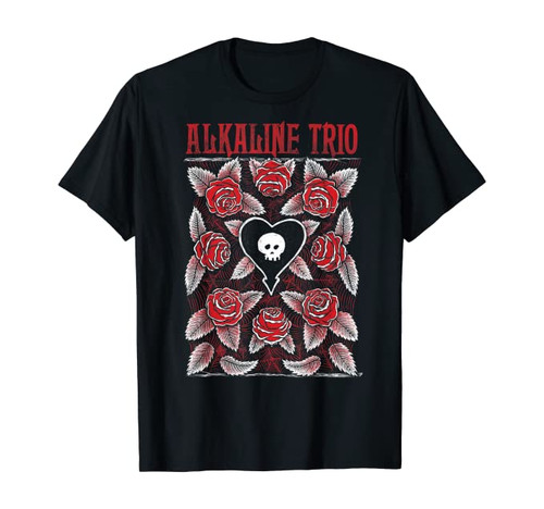 Alkaline Trio Roses Black T-Shirt