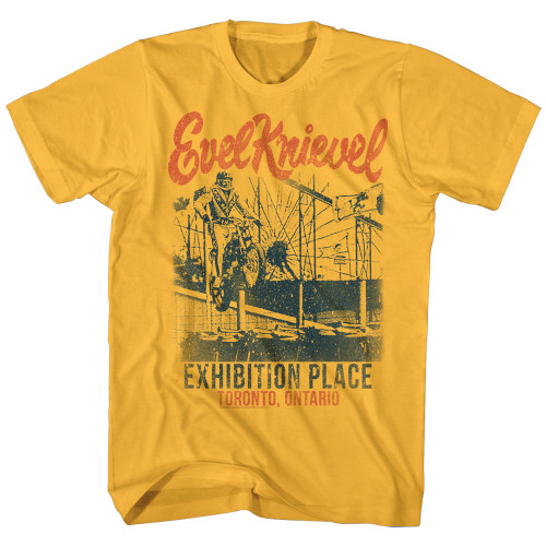 Evel Knievel Exhibition Place Ginger Adult T-Shirt Clearance
