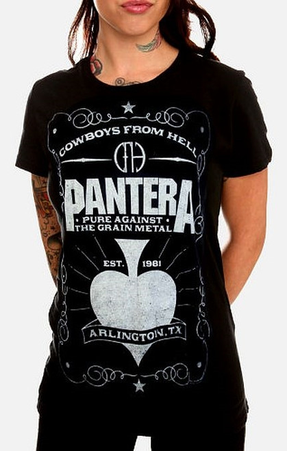 Pantera - Spade Babydoll Junior Girlie T-Shirt