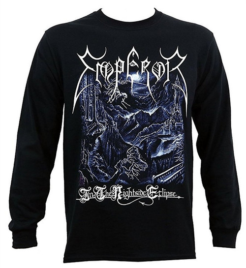 Emperor Nightside Long Sleeve Men's Black T-Shirt