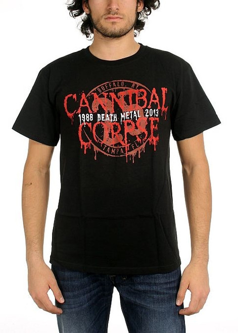 Cannibal Corpse 25th Anniversary Death Metal Logo Shirt