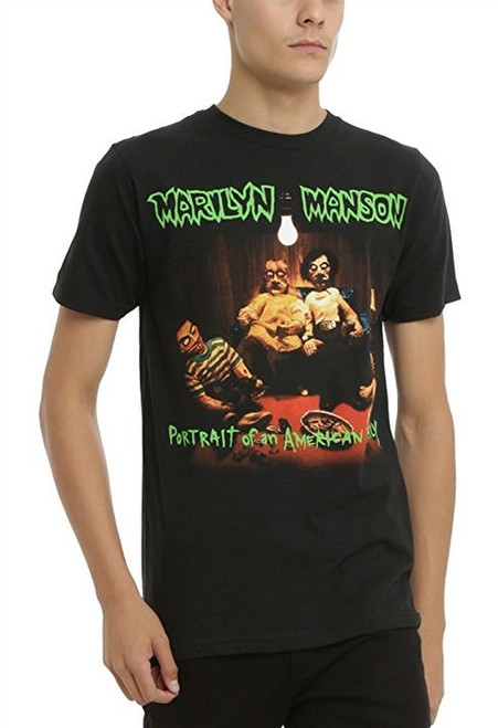 Marilyn Manson American Family Men's T-Shirt Black