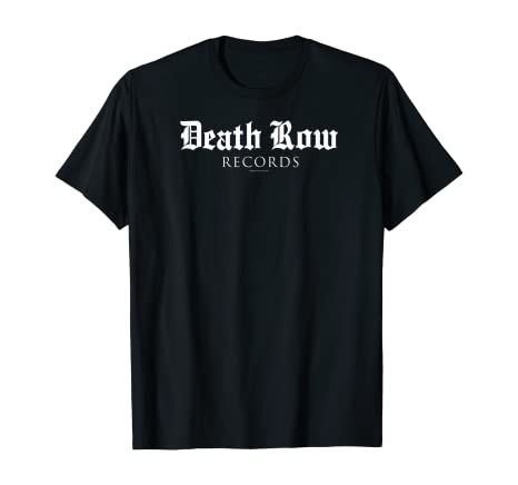 Death Row Records Blackletter Font Logo T-Shirt