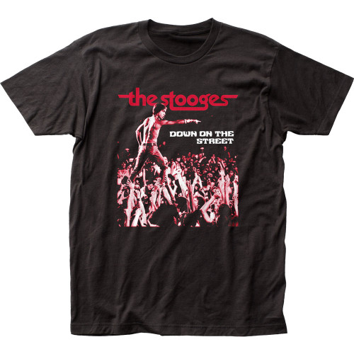 The Stooges Down on the Street Fitted Jersey T-Shirt