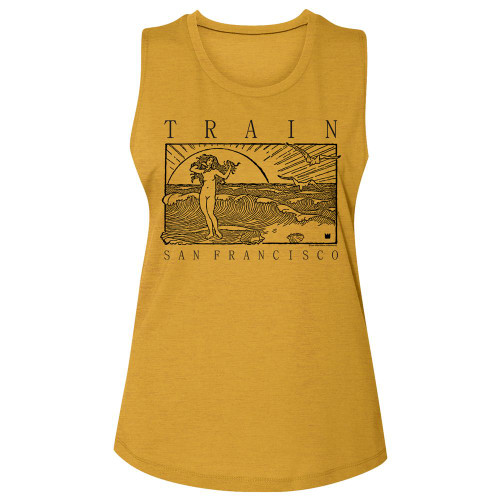 Train Beachy Ginger Women's Muscle T-Shirt