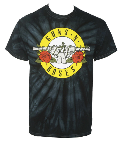 Guns N Roses Simple Bullet Spider Tie Dye T-Shirt