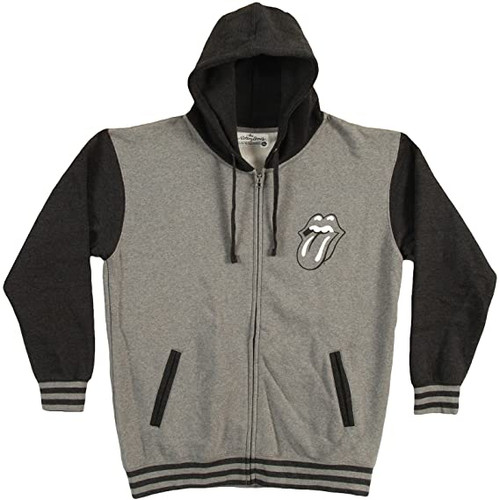 Rolling Stones Tongue Varsity Hoodie Sweatshirt