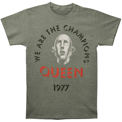 Queen We Are The Champions Classic Distressed T-Shirt