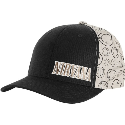 Nirvana - Smile Fitted Baseball Hat OSFA