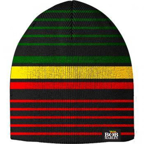 Bob Marley Irie Stripe Reversible Beanie Hat