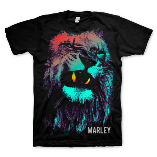 Bob Marley Colored Lion T-Shirt