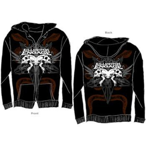Killswitch Engage Skull Classic Zip Hoodie Sweatshirt