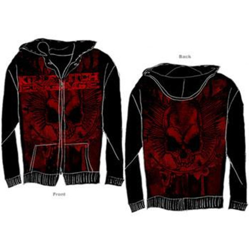 Killswitch Engage Splatter Skull All Over Hoodie Sweatshirts