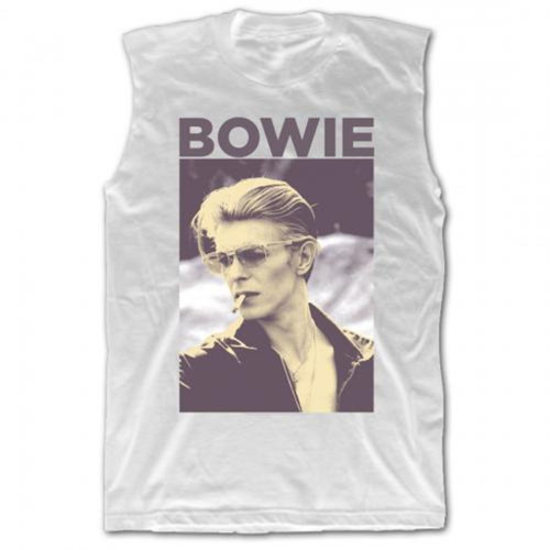 David Bowie Smoking Photo Muscle Tank Top T-Shirt