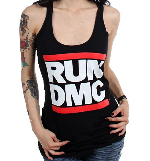 Run DMC Logo Racerback Women's Racerback Tank Top