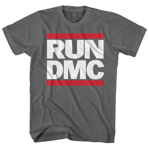 Run DMC Logo Grey T-Shirt
