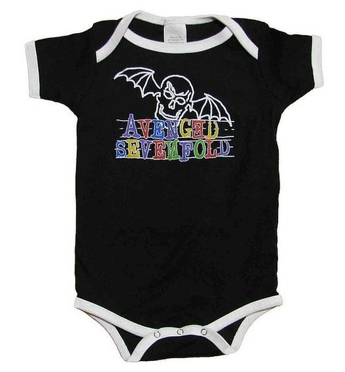 Avenged Sevenfold Doodlebat Baby Romper T-Shirt