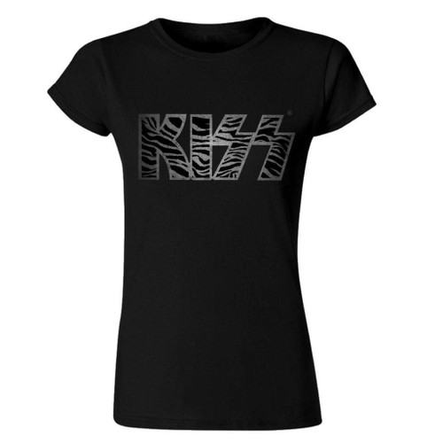 Kiss Zebra Logo Junior Women's T-Shirt