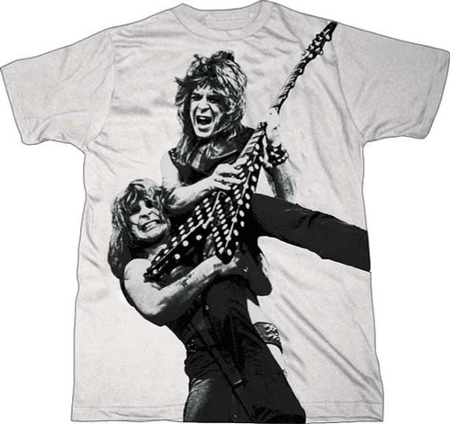Ozzy Osbourne Randy Rhoads Outlined Tribute T-Shirt
