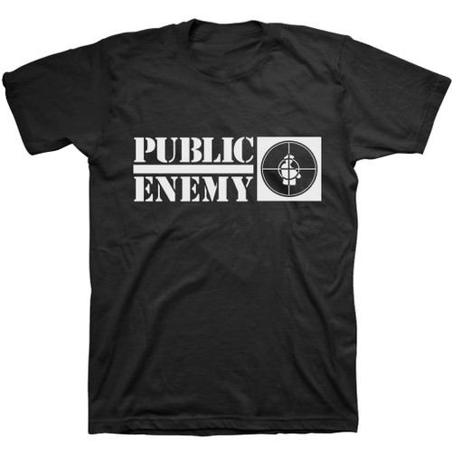 Public Enemy Long Logo T-Shirt