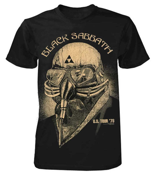 Black Sabbath US Tour 78 Black T-Shirt