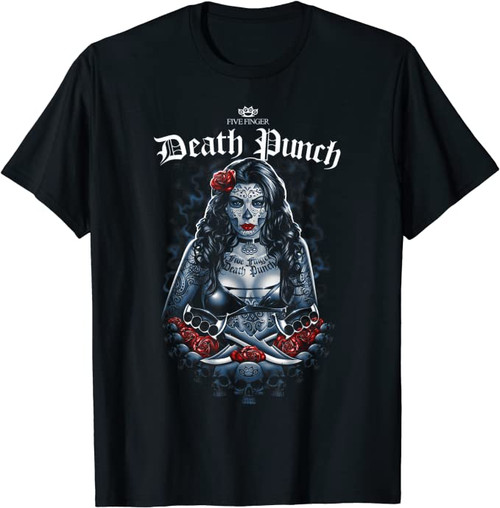Five Finger Death Punch Dama De Los Muertas T-Shirt