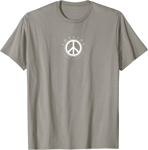 John Lennon Imagine Charcoal T-Shirt