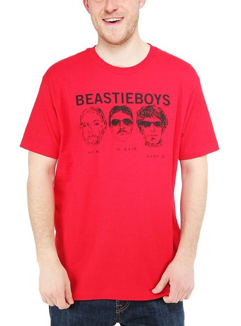 Beastie Boys 3 Heads and Logo T-Shirt