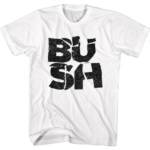 Bush Logo White Adult T-Shirt