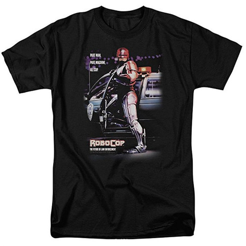 Robocop Movie Poster Men's Black T-Shirt