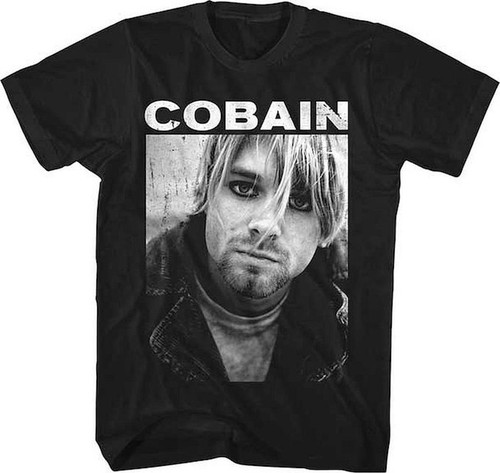 Nirvana Kurt Cobain Eyeliner Photo T-Shirt