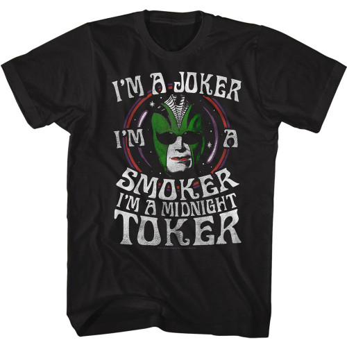 Steve Miller Band Joker Black Adult T-Shirt