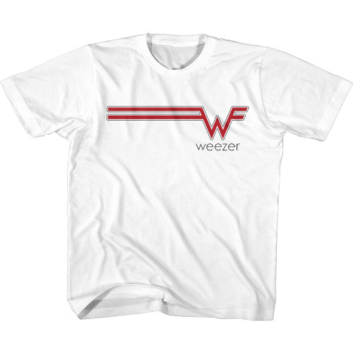 Weezer W Streak White Toddler T-Shirt