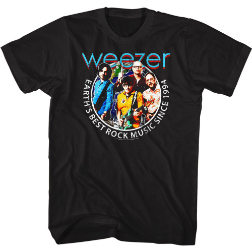 Weezer Earths Best Black T-Shirt