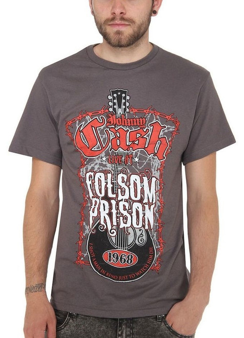 Johnny Cash At Folsom T-Shirt