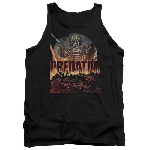 Predator Battle Adult Tank Top Black