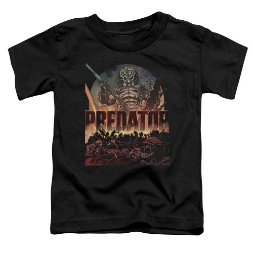 Predator Battle Toddler T-Shirt Black