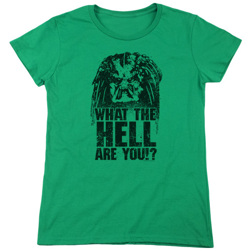 Predator What Are You Women's T-Shirt Kelly Green