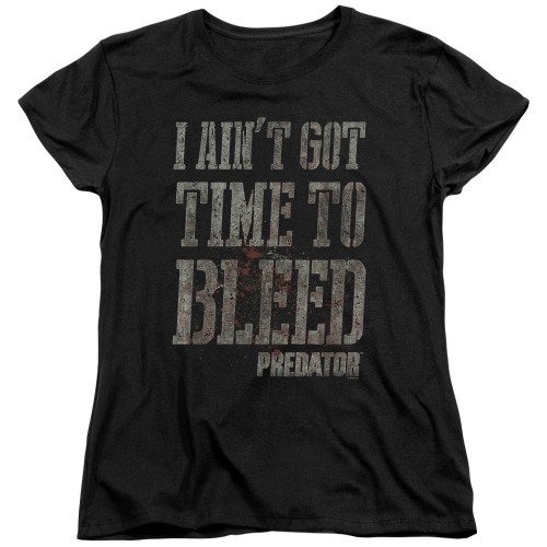 Predator Bleeding Time Women's T-Shirt Black