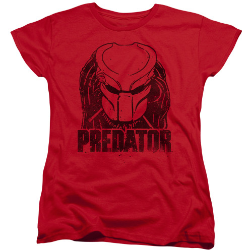 Predator Logo Women's T-Shirt Red