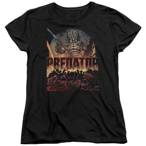 Predator Battle Women's T-Shirt Black