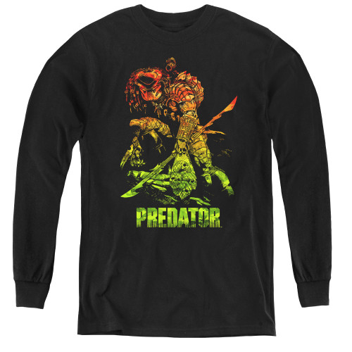 Predator Camo Predator Youth Long Sleeve T-Shirt Black