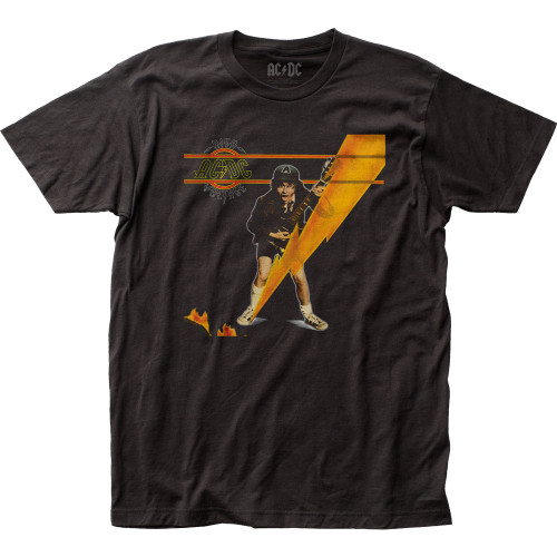 AC/DC High Voltage Black Classic Fitted Jersey T-Shirt