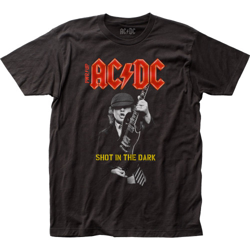 AC/DC Shot In The Dark Fitted Classic Jersey T-Shirt