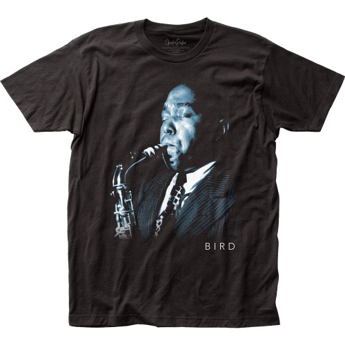 Charlie Parker Bird Fitted Jersey T-Shirt
