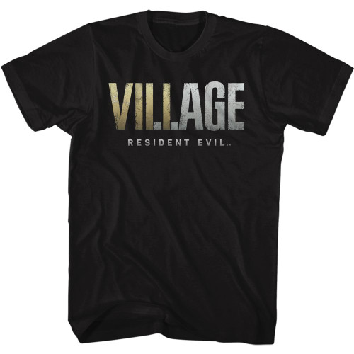 Resident Evil Village Logo Black T-Shirt