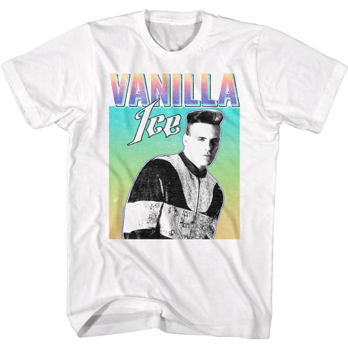 Vanilla Ice Vanilla Gradient White T-Shirt
