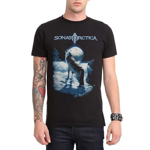 Sonata Arctica Howling Wolf Fades To Gray T-Shirt